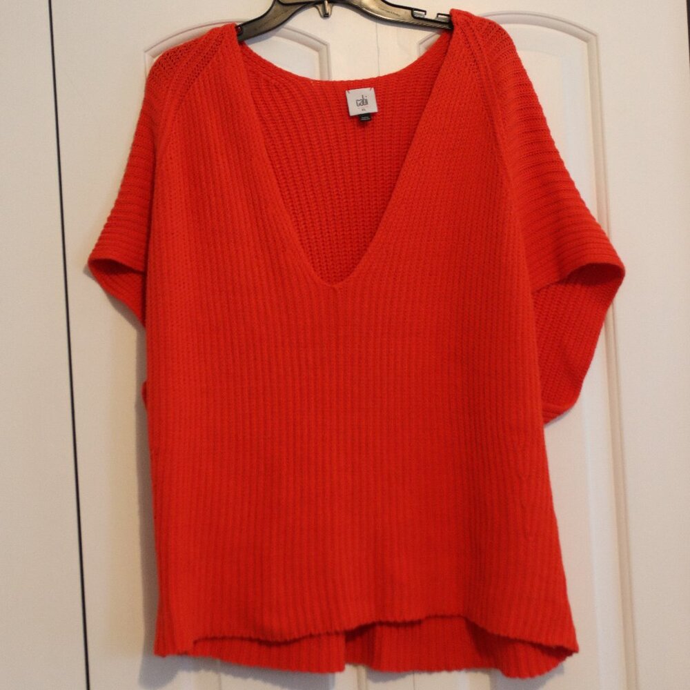 Cabi Style # 5837 Ruby Pullover Oversized Short S… - image 1